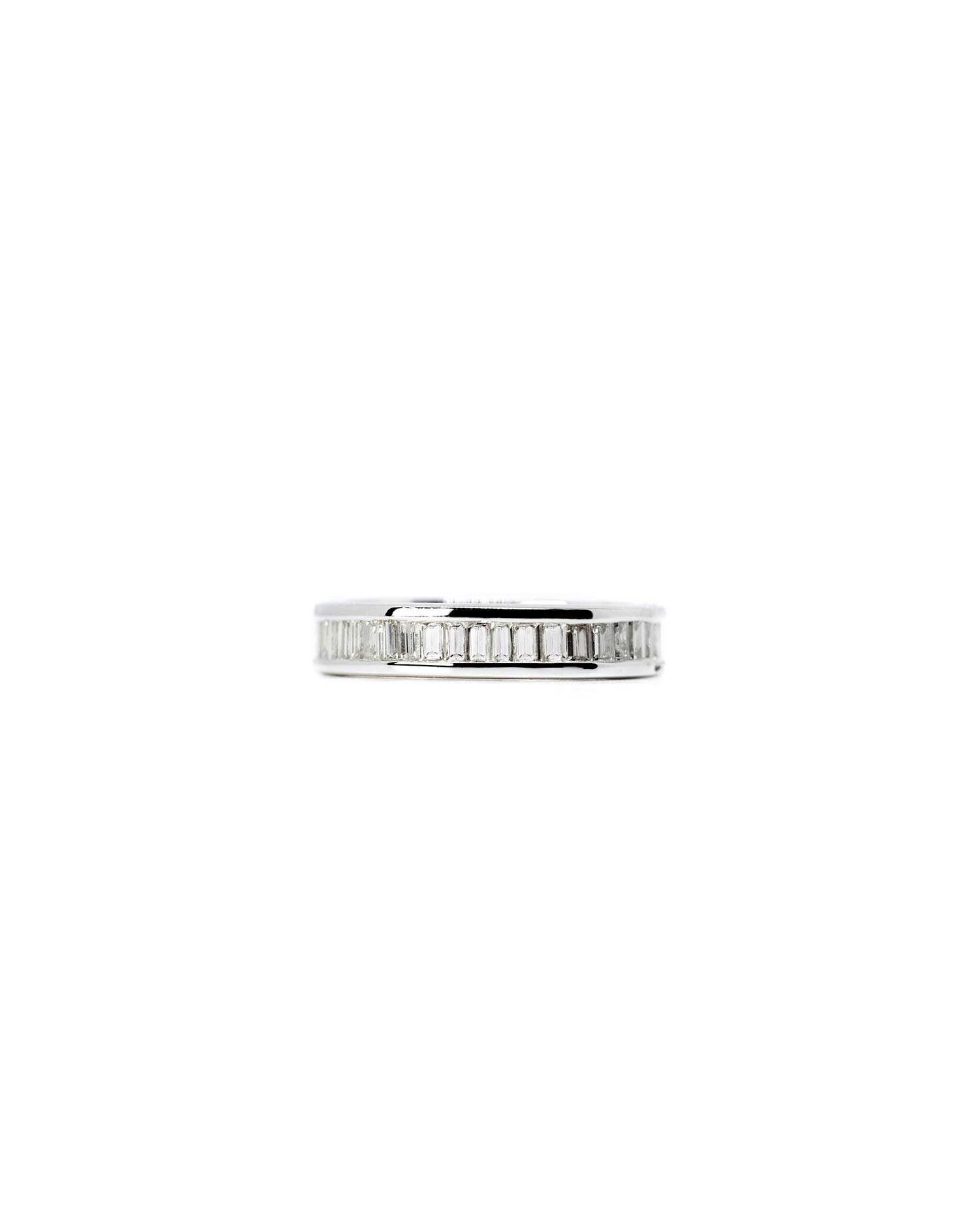 Anillo Oro Blanco Diamantes