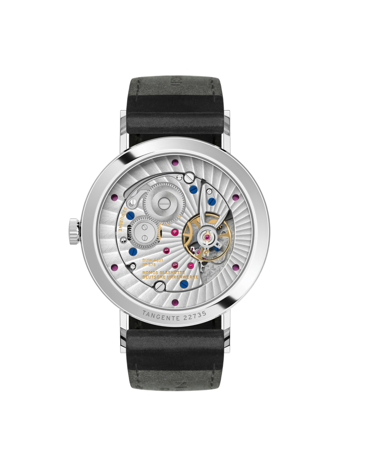 NOMOS Glashütte Tangente 2date azul 136