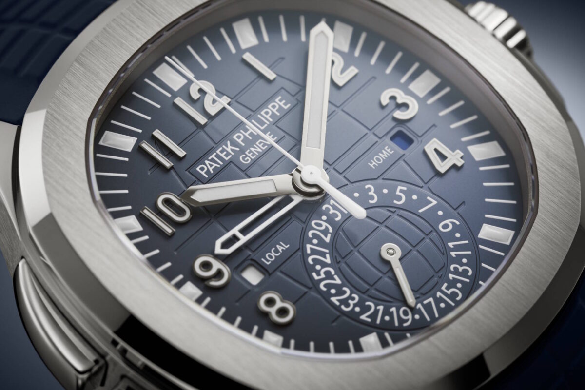 Aquanaut Travel Time referencia 5164G-001 de Patek Philippe