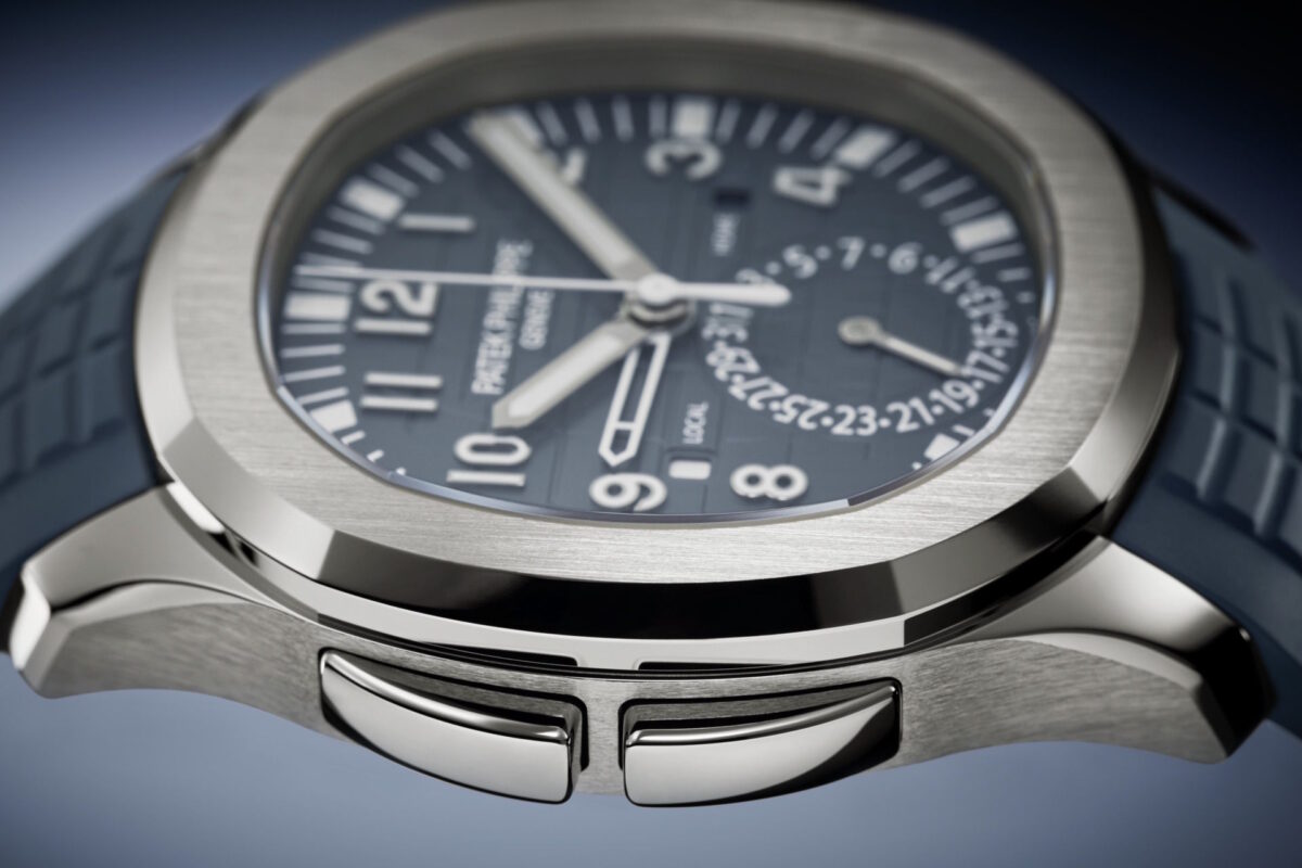 Aquanaut Travel Time referencia 5164G-001 de Patek Philippe