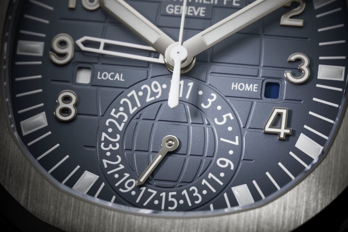 Aquanaut Travel Time referencia 5164G-001 de Patek Philippe