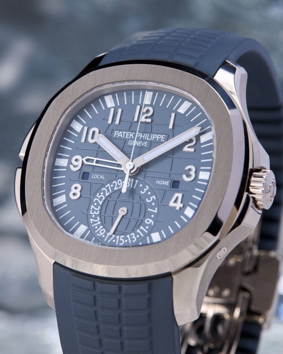 Aquanaut Travel Time referencia 5164G-001 de Patek Philippe